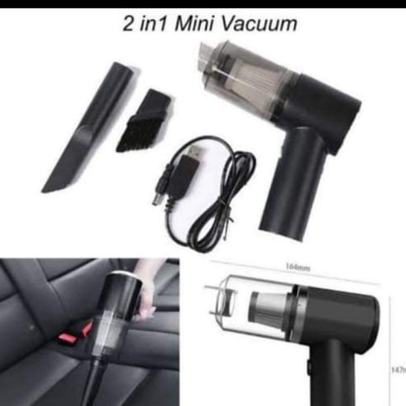 3-in-1 Wireless Mini Vacuum Cleaner